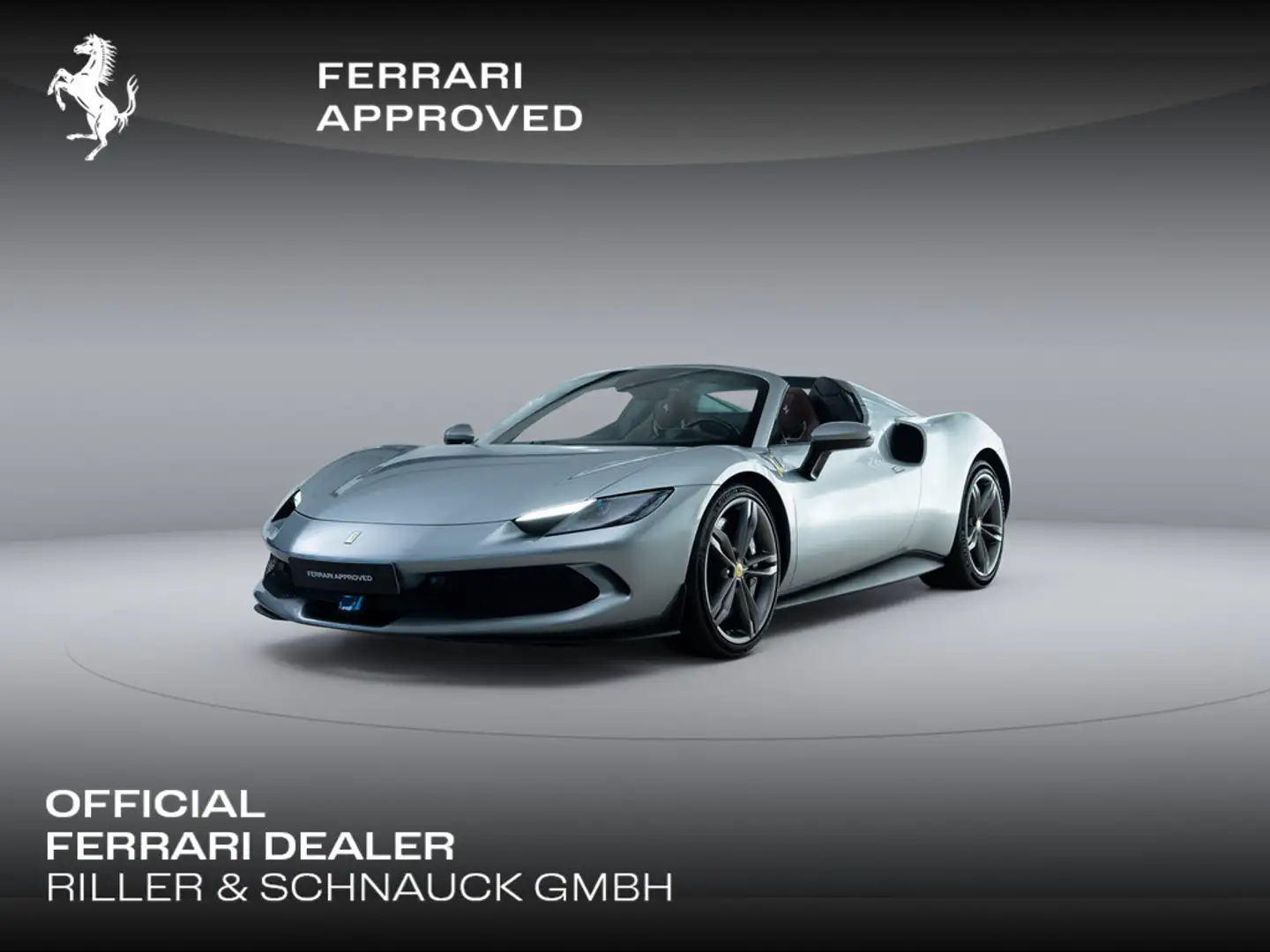 Ferrari 296 GTS >GRIGIO TITANO*CIOCCOLATI*1.Owner< Gris - 1