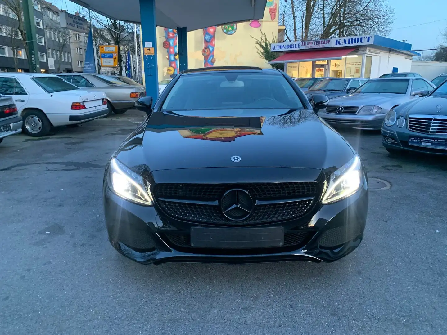 Mercedes-Benz C 180 C -Klasse Coupe C  180 AMG.  Ledr.  Kamera Negro - 1