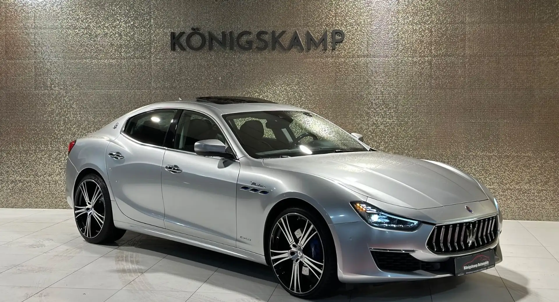 Maserati Ghibli Hybrid *360°*22" MANSORY*SCHECKHEFTGEPFL* Silber - 1