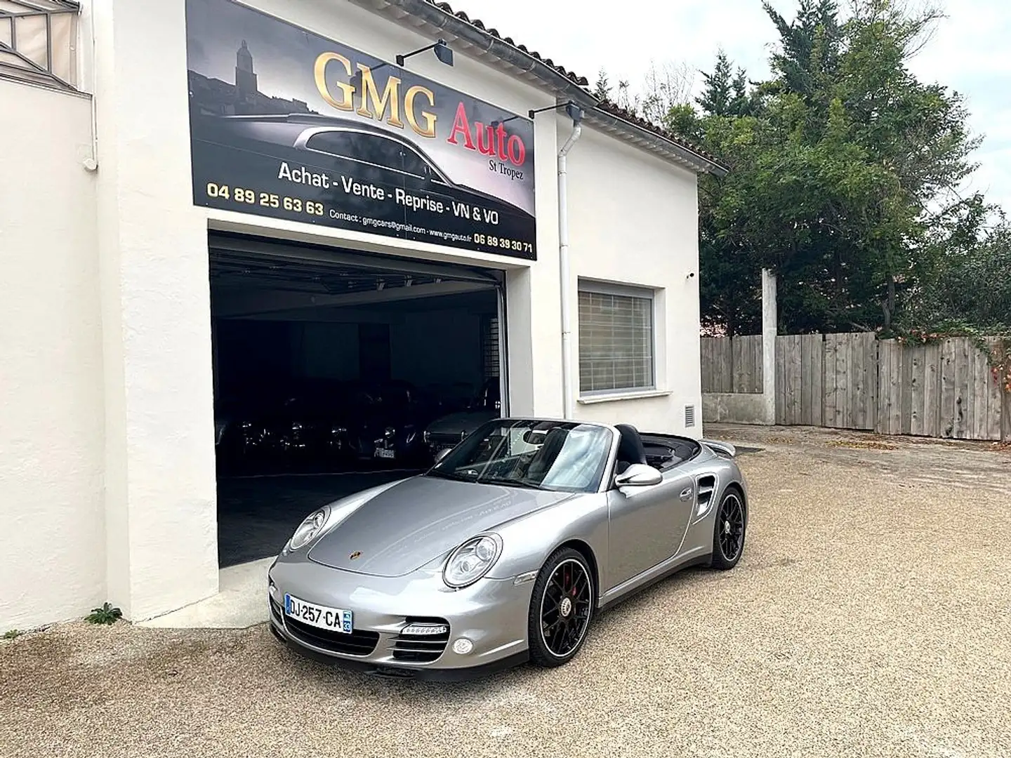 Porsche 911 911 Cabriolet 3.8i Turbo PDK A Gris - 2