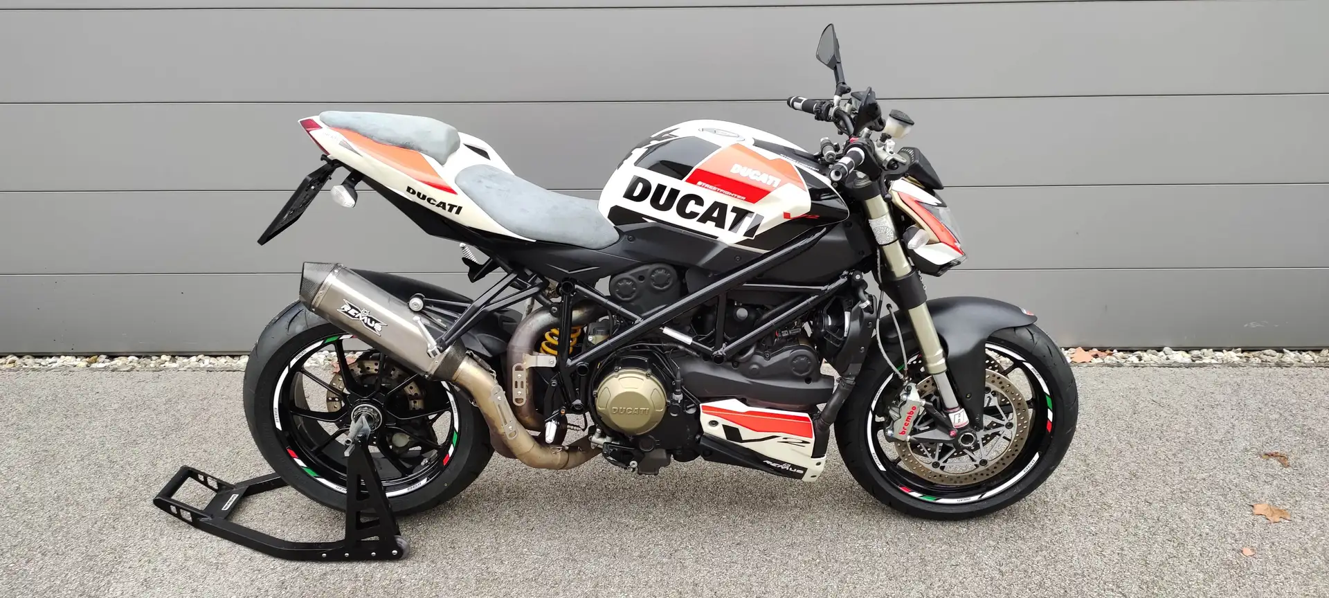 Ducati Streetfighter 1100 848 v2 v4 1098 Weiß - 1