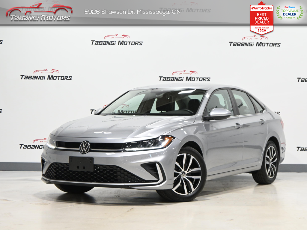 2026 Volkswagen Jetta Comfortline  No Accident Leather Heated Seats Blind Spot CarPlay