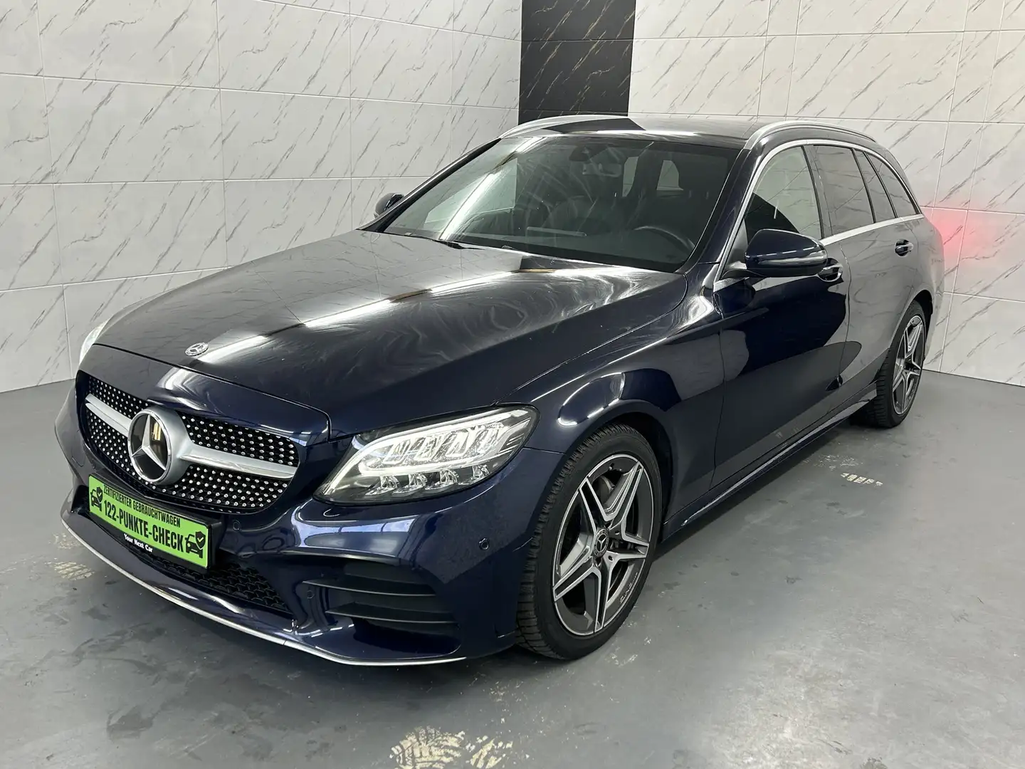 Mercedes-Benz C 160 T+9G-TRONIC+Klima+Temp+Navi+LED+Keyless Go Blau - 1