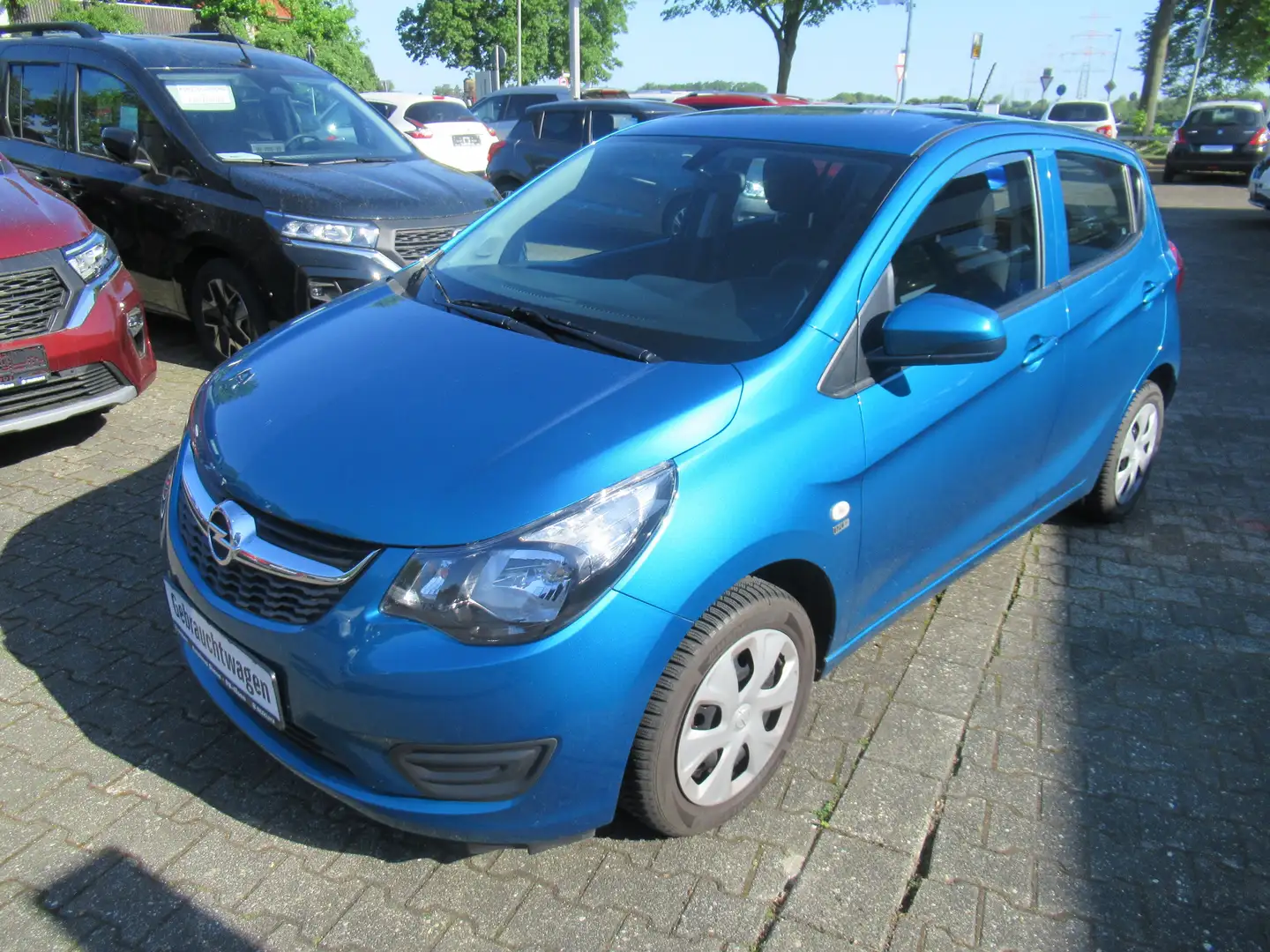 Opel Karl 1.0 ECOTEC *KLIMA*TEMPOPMAT*ALLWETTERREIFEN* Blauw - 2