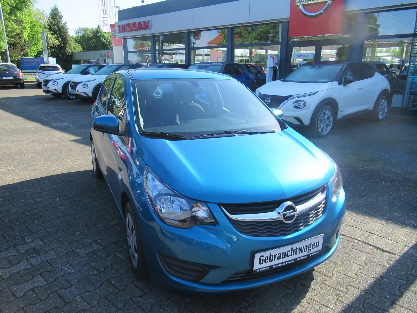 Opel Karl 1.0 ECOTEC *KLIMA*TEMPOPMAT*ALLWETTERREIFEN* Blauw - 1