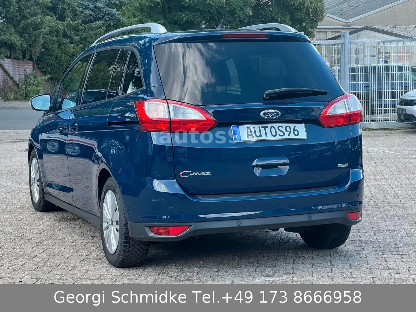 Ford Grand C-Max KLIMA 1,Hand SHZ Blau - 2