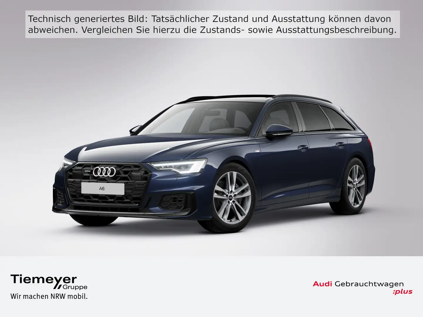 Audi A6 45 TFSI Q S LINE PANO MATRIX AHK KAMERA Blau - 1
