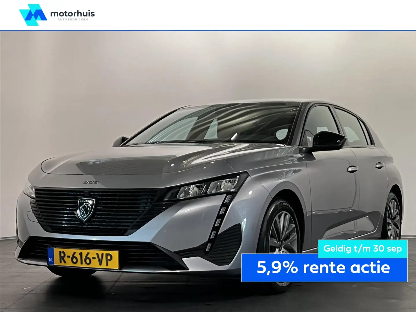 Peugeot 308 1.2 Puretech 110pk Active Pack Business Grau - 1
