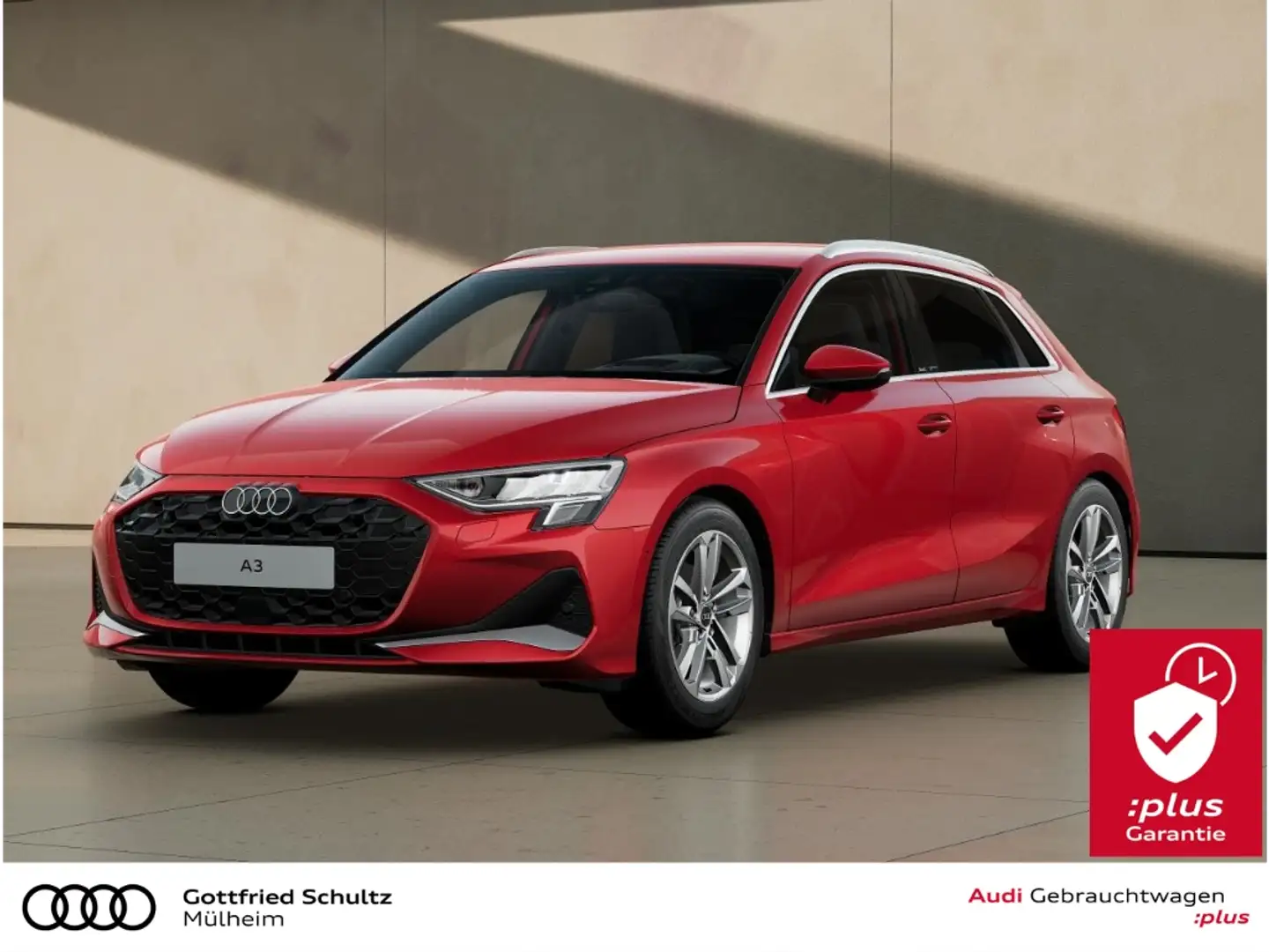 Audi A3 Sportback 30 TFSI s-tronic advanced Anschlussgaran Rot - 1