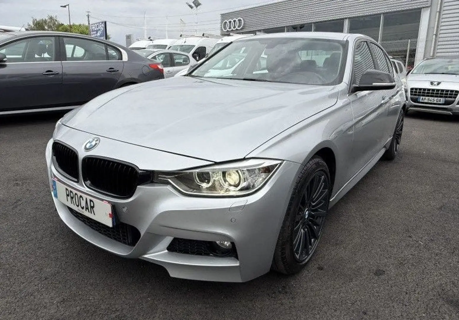 BMW 328 SERIE (F30) 328I 245CH LUXURY Grau - 1