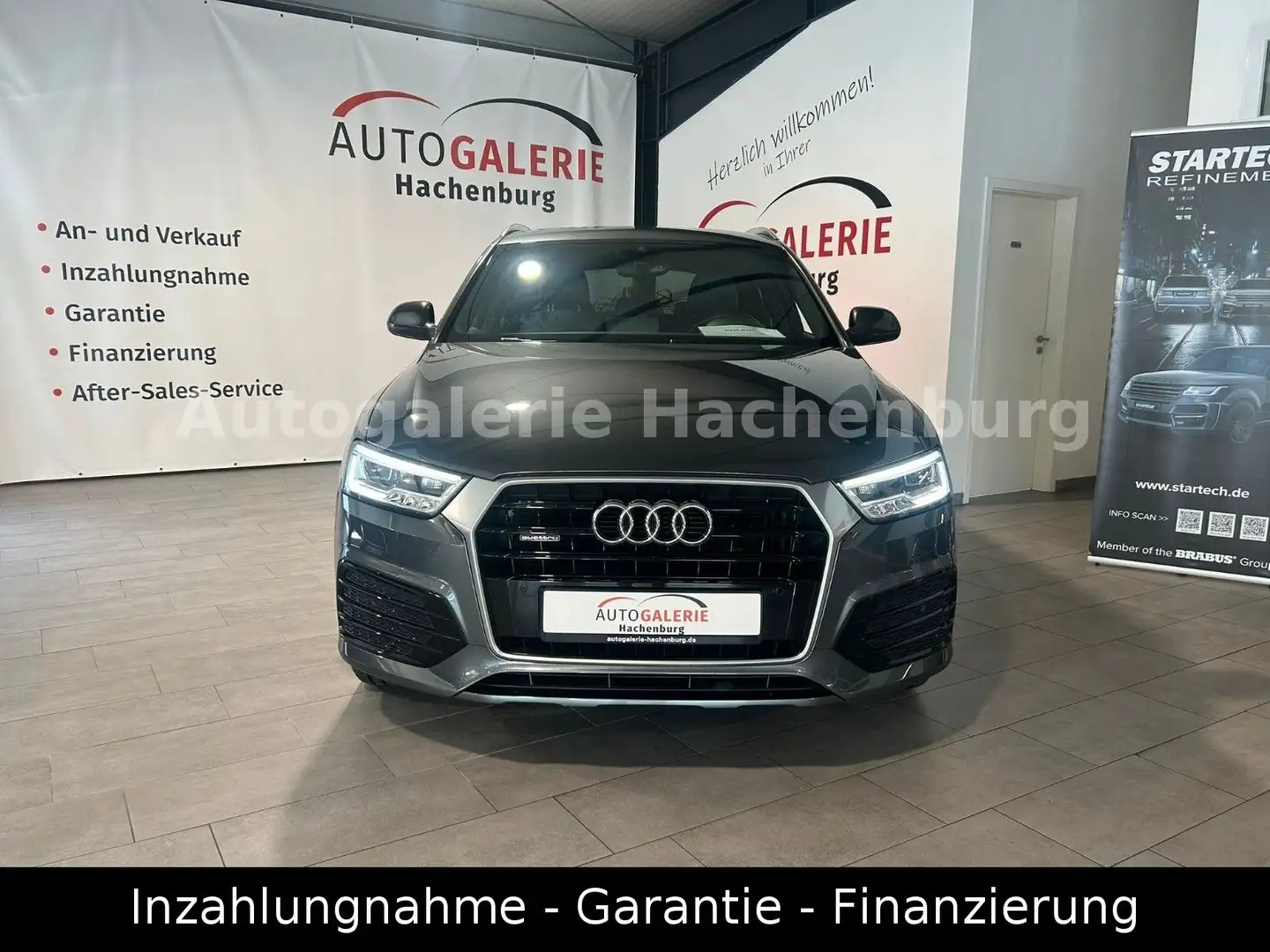 Audi Q3 S-line quattro/1.Hd/nahezu VOLL/GARANTIE/EU 6 Gris - 2