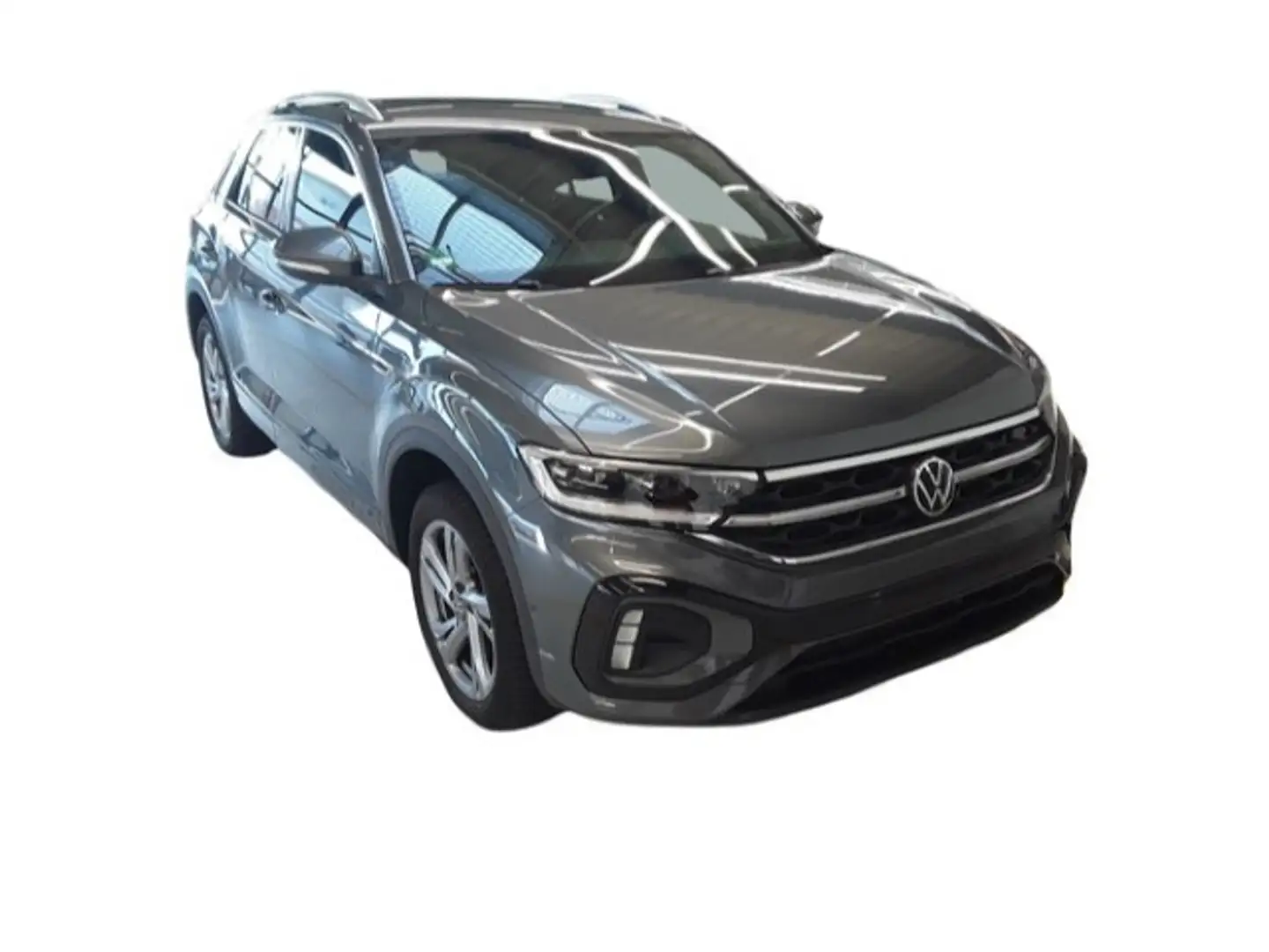 Volkswagen T-Roc 1.0 TSI R-LINE IQ.LIGHT NAVI STDHZ LM17 Grau - 2