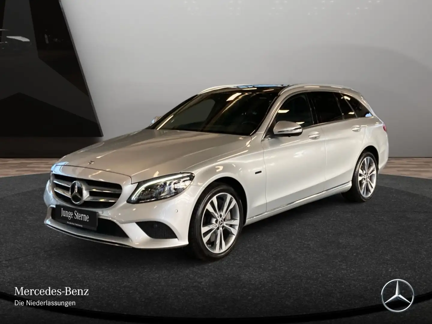 Mercedes-Benz C 300 de T AVANTG+PANO+360+MULTIBEAM+BURMESTER+9G Silber - 2