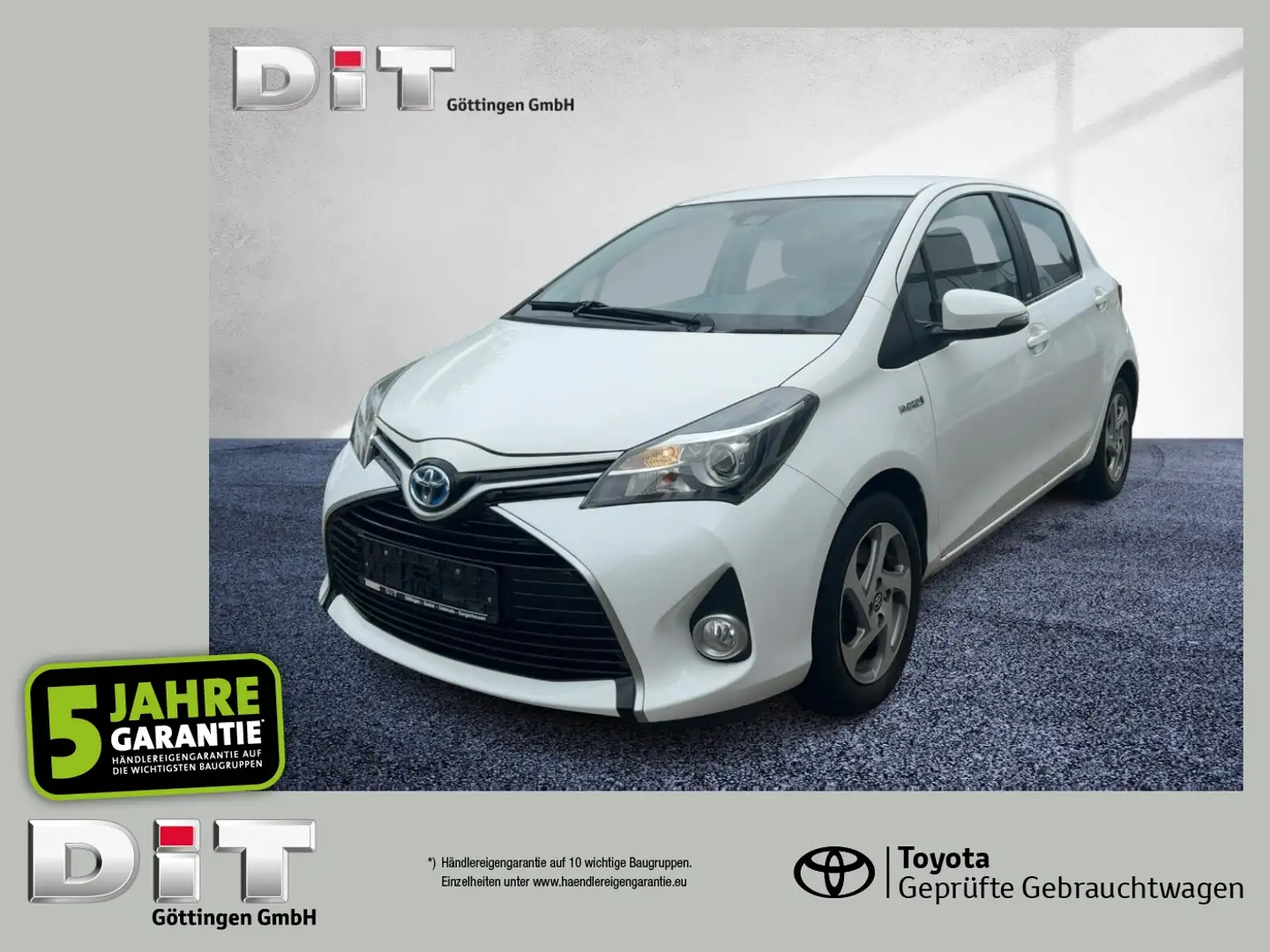 Toyota Yaris 1.5l Hyb. Edition-S Linksgas, Shz, Kamera Blanc - 1
