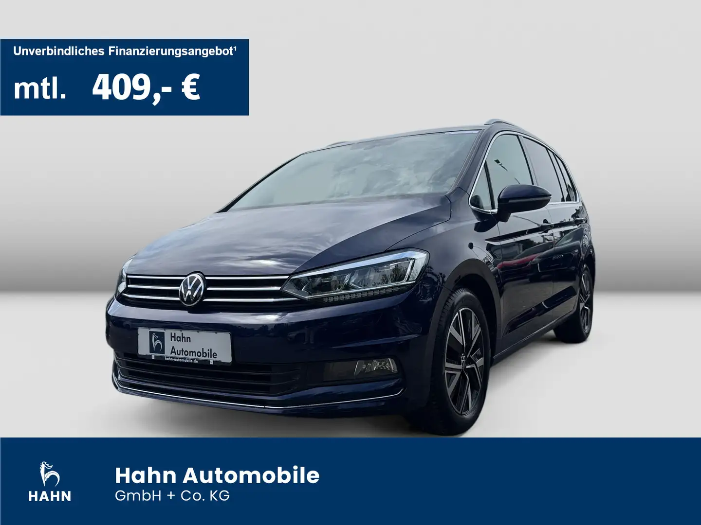 Volkswagen Touran Highline 1.5TSI DSG 7-SITZE AHK CAM NAVI Blau - 1