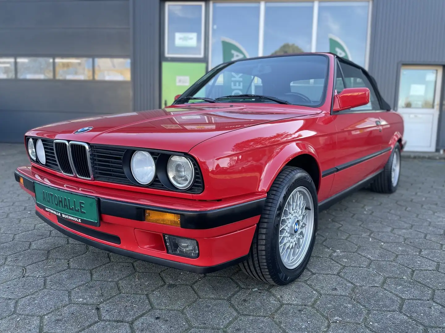 BMW 318 i Cabrio E30 Edition Exclusive 1a ZUSTAND wie neu~ Rot - 1
