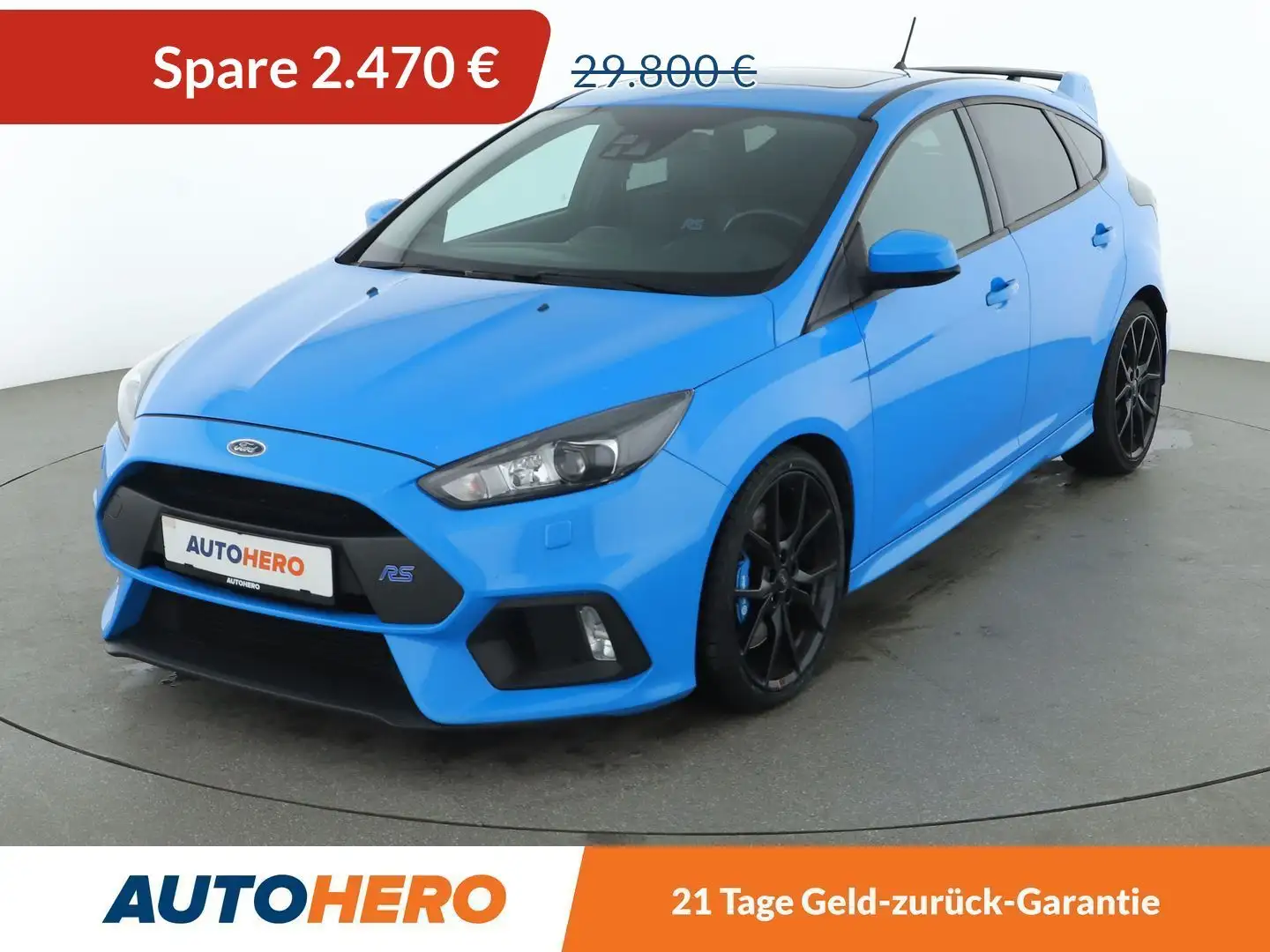 Ford Focus 2.3 EcoBoost RS*NAVI*XENON*TEMPO*CAM*PDC*SHZ* Blau - 1