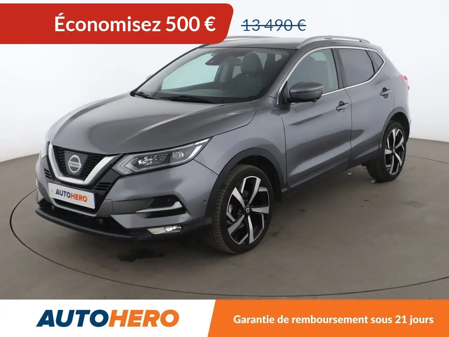 Nissan Qashqai 1.2 DIG-T Tekna Xtronic Gris - 1