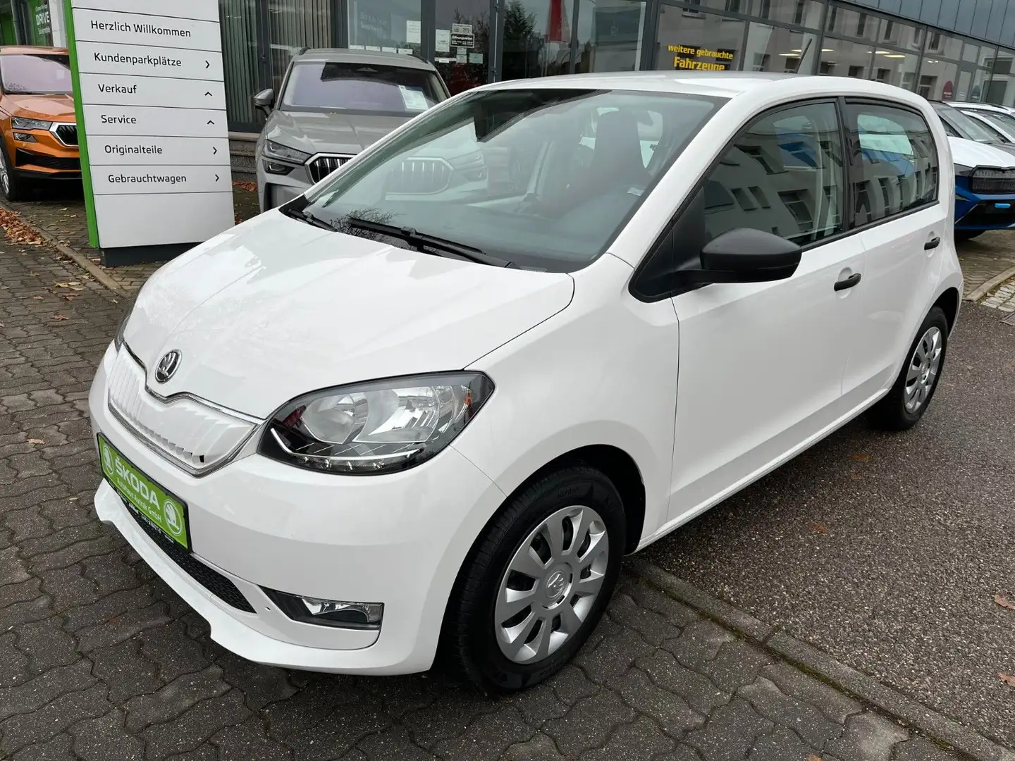 Skoda Citigo e iV Ambition 61kW Akku 37kWh 1. Hand Weiß - 1