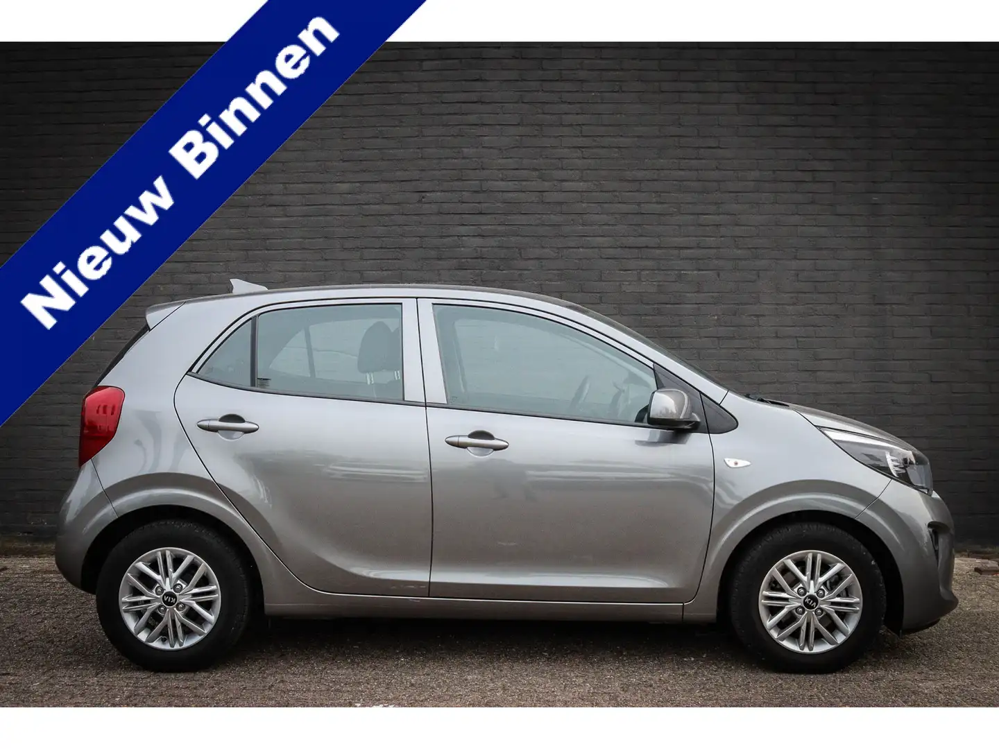 Kia Picanto 1.0 DPi DynamicLine Net binnen - nu al te bezichti Grijs - 1