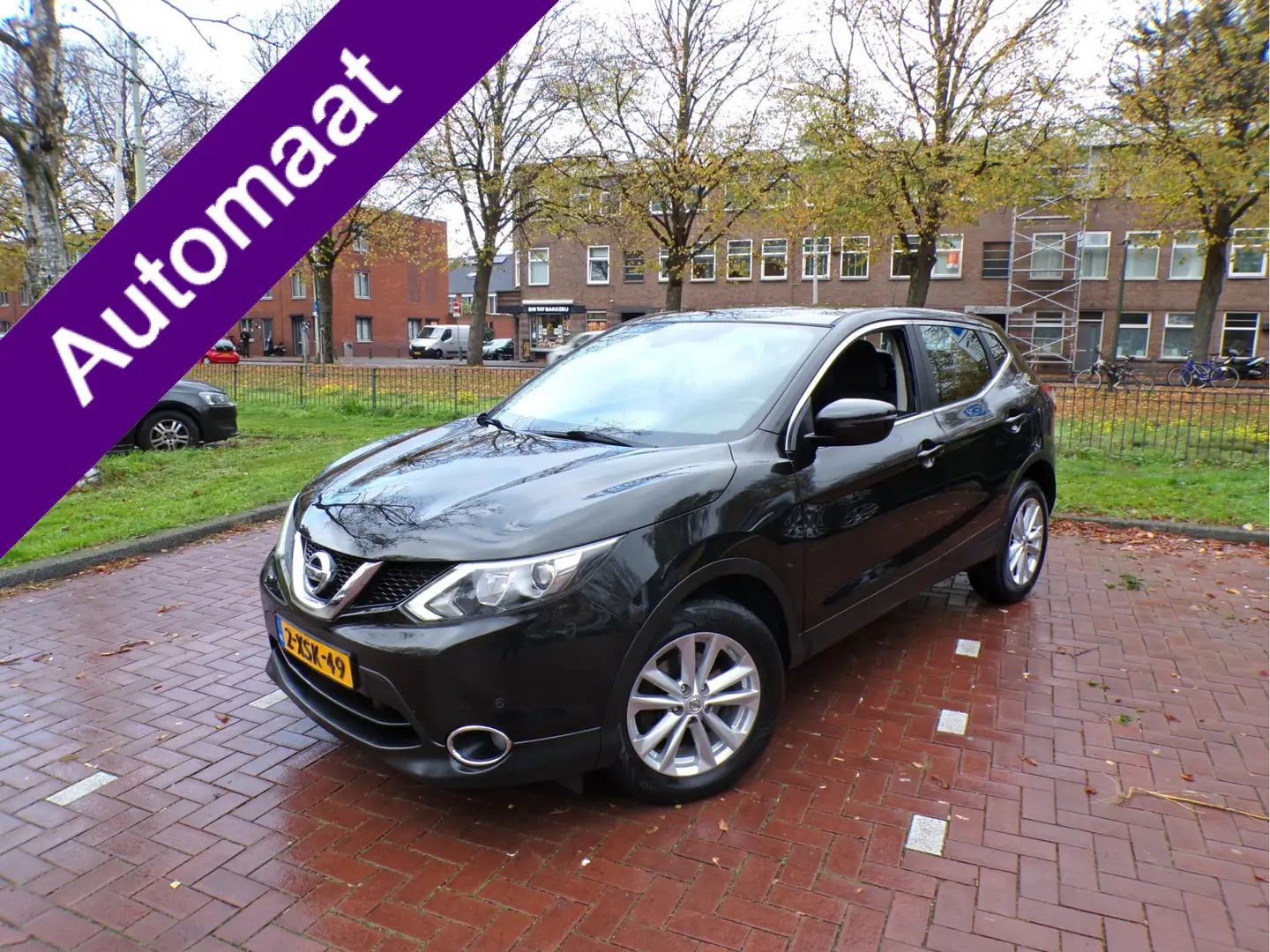 Nissan Qashqai 1.2 Acenta AUTOMAAT NL AUTO ORG KM NAP AANTOONBAAR Schwarz - 1