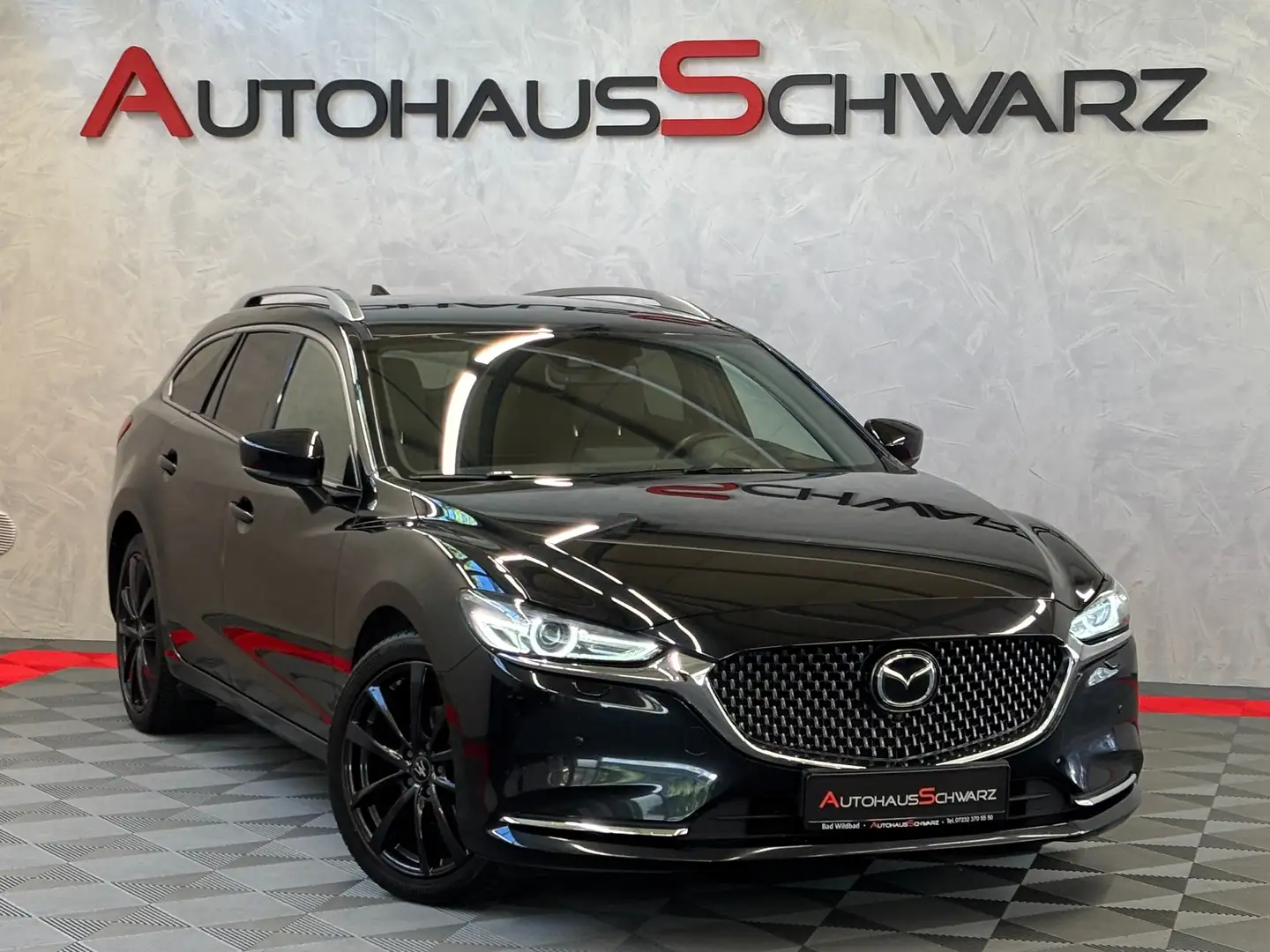 Mazda 6 6 Kombi Sports-Line 360 Bose Leder ACC FahrAss Schwarz - 1