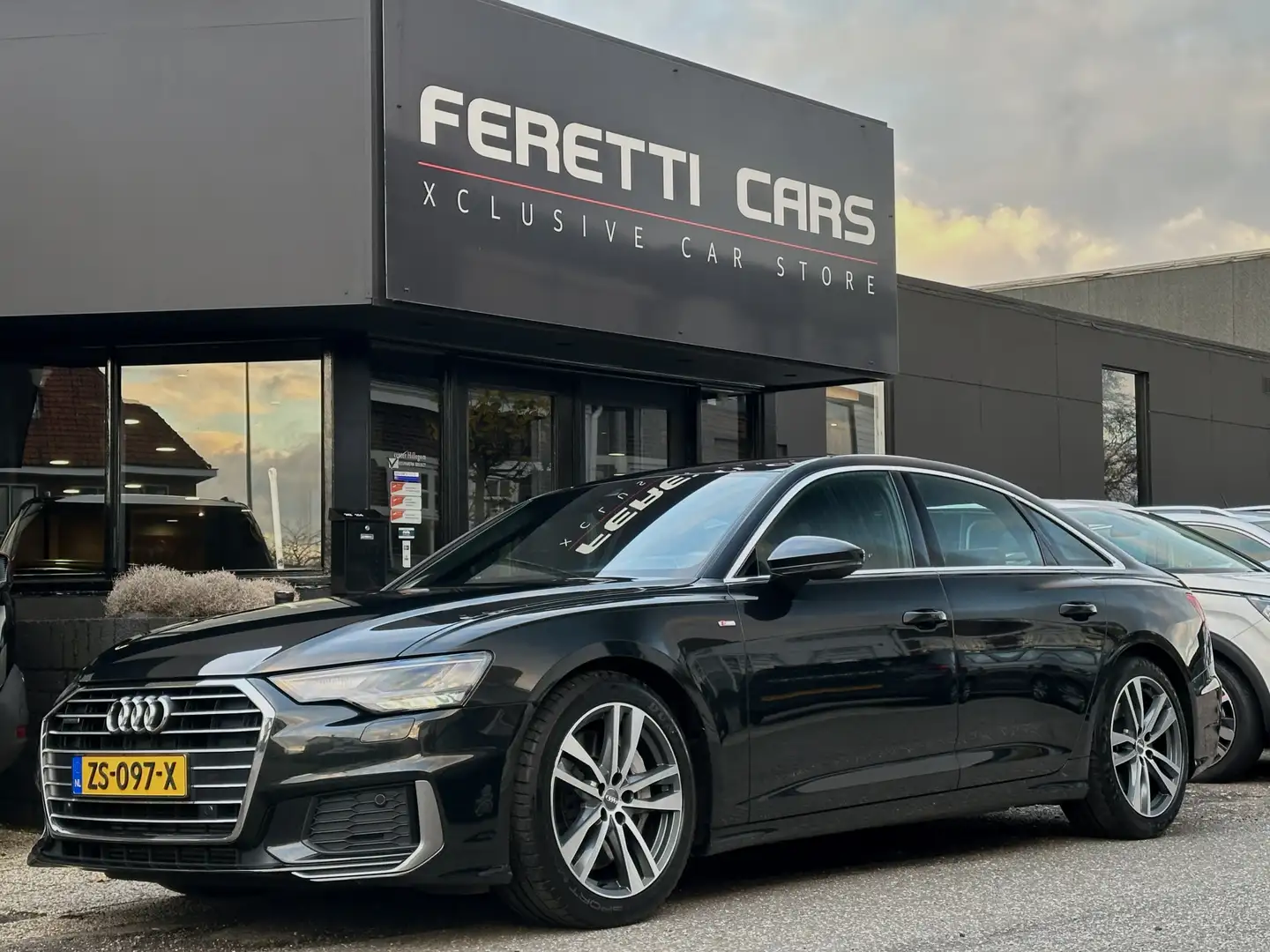 Audi A6 Limousine 55 TFSi S-LINE 6 CiL 3.0 QUATTRO 340PK L Noir - 1