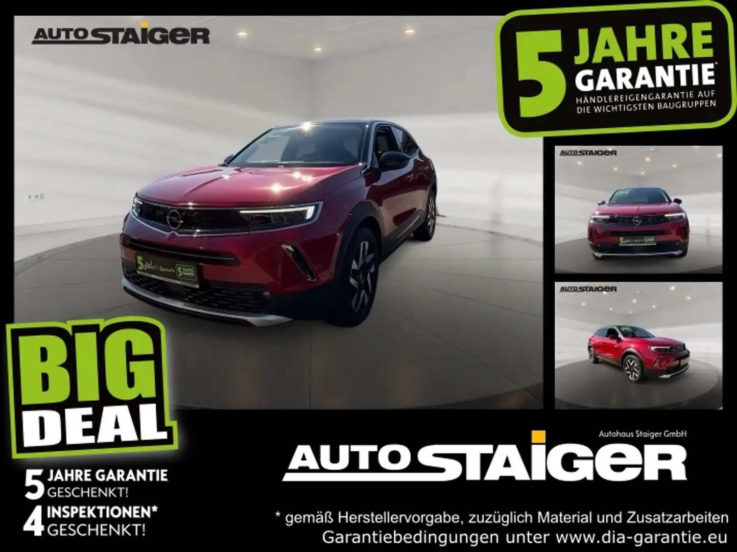 Opel Mokka Elegance Kamera PDC v+h, Winterpaket,.. Rot - 1
