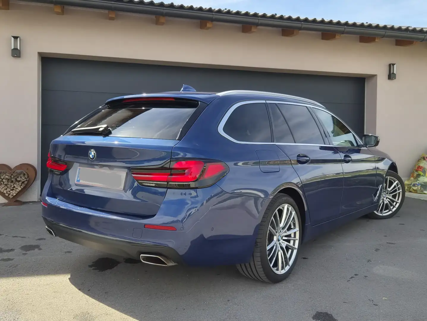 BMW 520 520d 48 V Touring xDrive Aut. Blau - 2