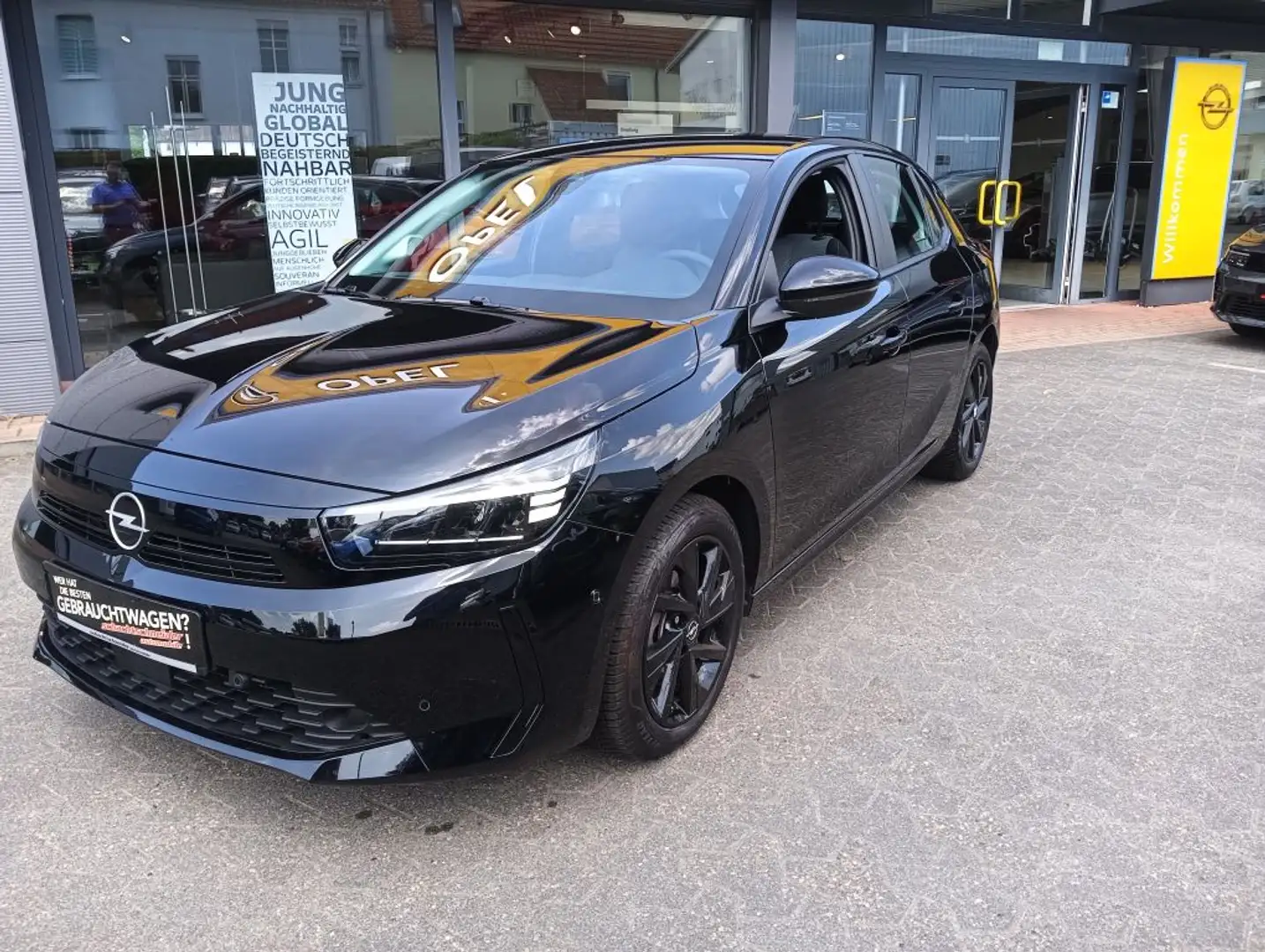 Opel Corsa 1.2 Turbo+Kamera+Allwetter+Sitzheiz+LED+ Schwarz - 2