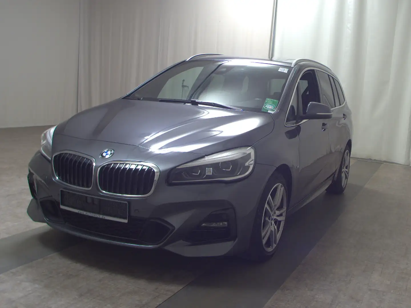 BMW 220 Gran Tourer M-Sport T-Leder Nav LED Pano H-K Gris - 2