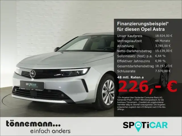 Opel Astra L ST ELEGANCE CDTI+LED+NAVI+RÜCKFAHRKAMERA+SITZ /L