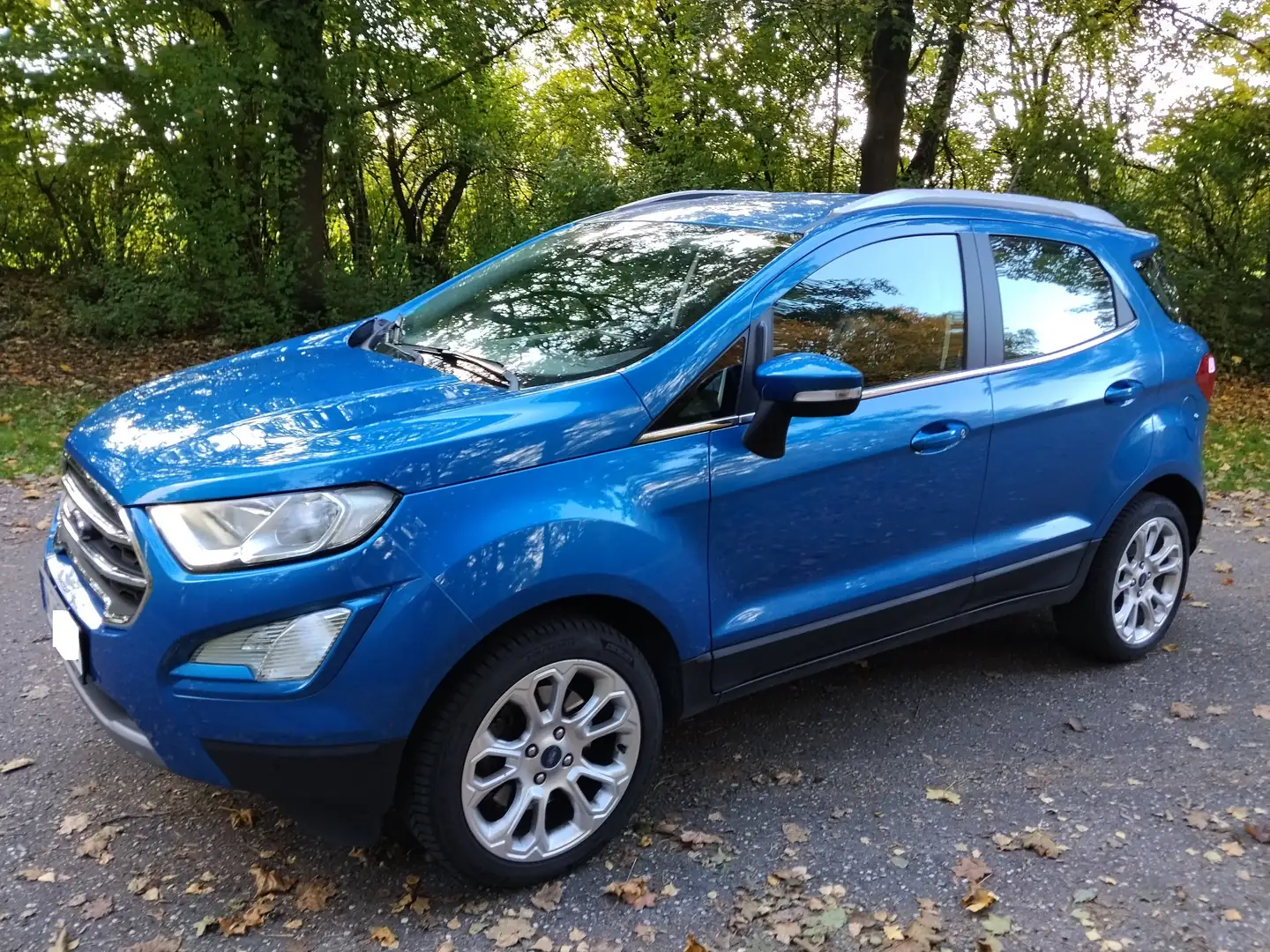 Ford EcoSport ECOSPORT 1.0 EcoBoost Aut. TITANIUM Blau - 1