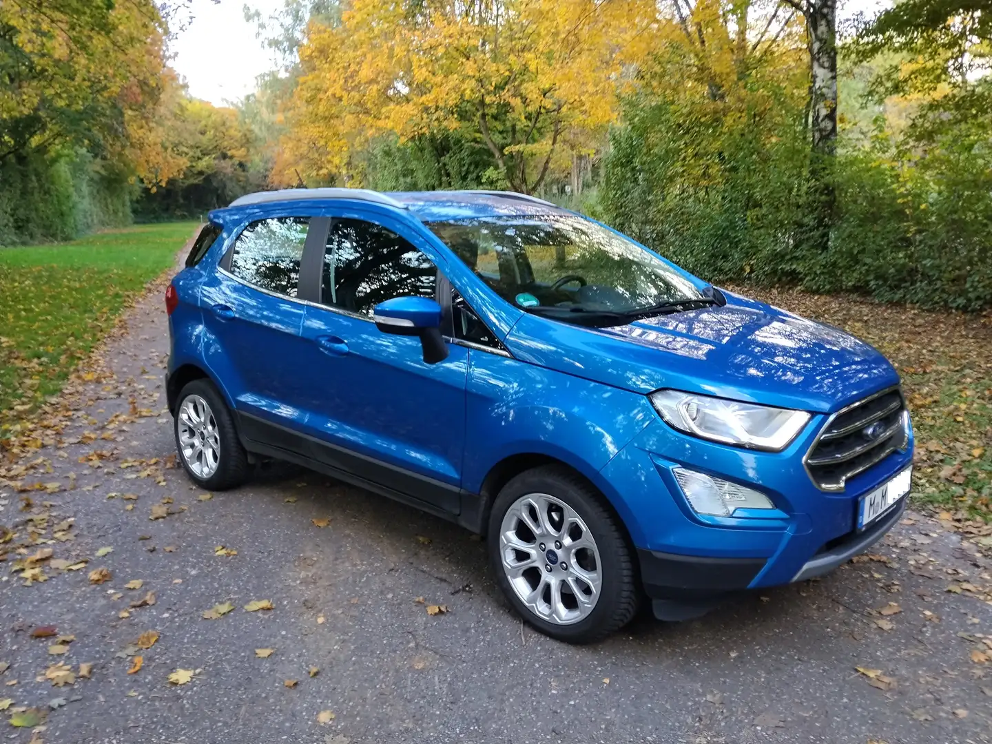 Ford EcoSport ECOSPORT 1.0 EcoBoost Aut. TITANIUM Blau - 2