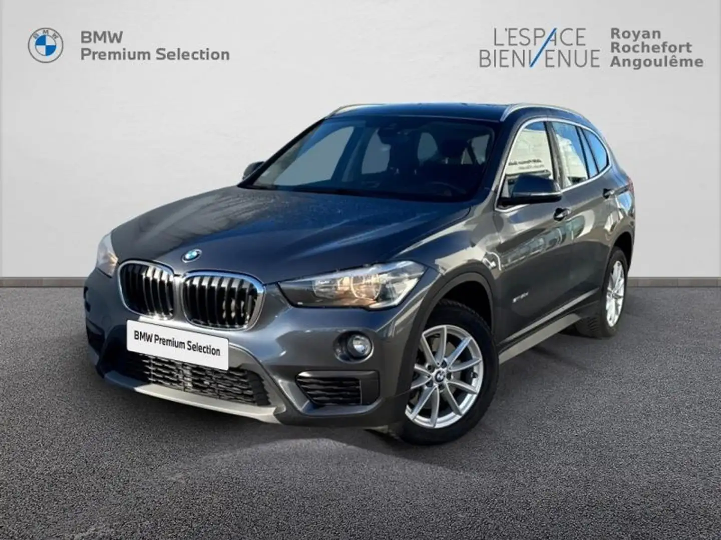 BMW X1 sDrive20dA 190ch Lounge Gris - 1