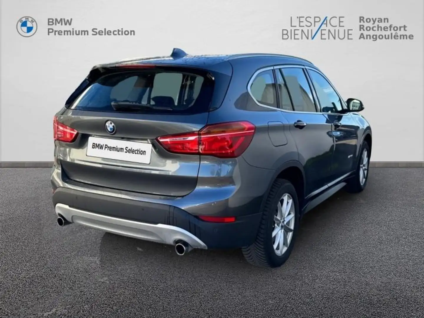 BMW X1 sDrive20dA 190ch Lounge Gris - 2