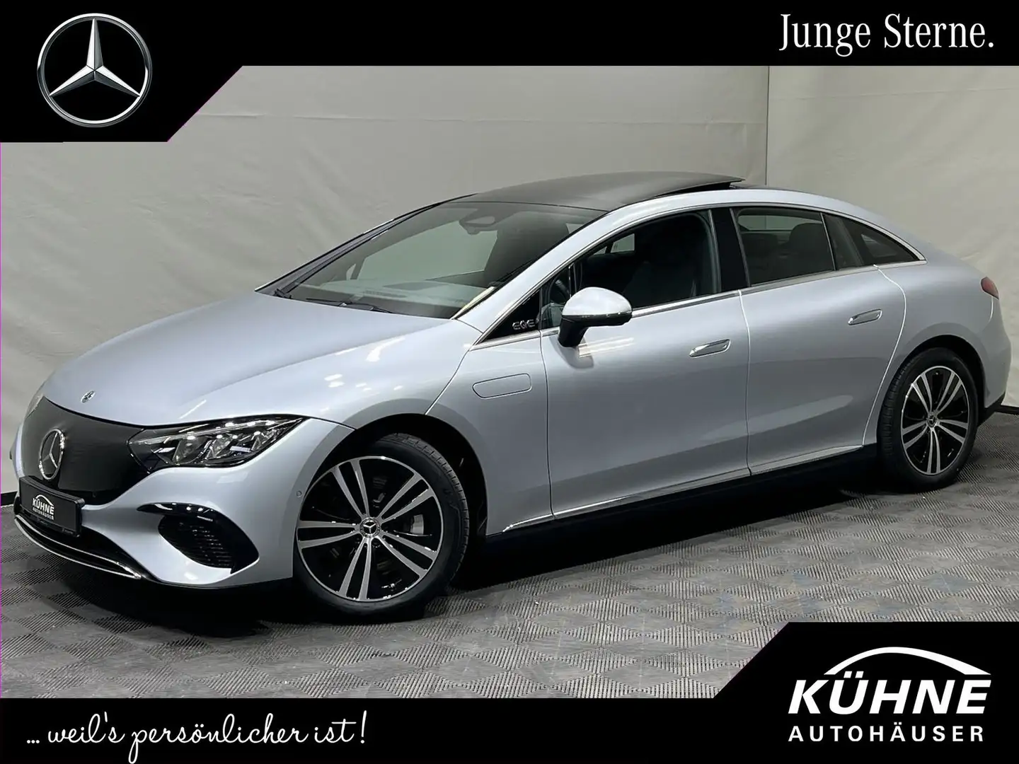 Mercedes-Benz EQE 300 Electric Art Advanced #Pano+Bur3D+22KW ! Silber - 1
