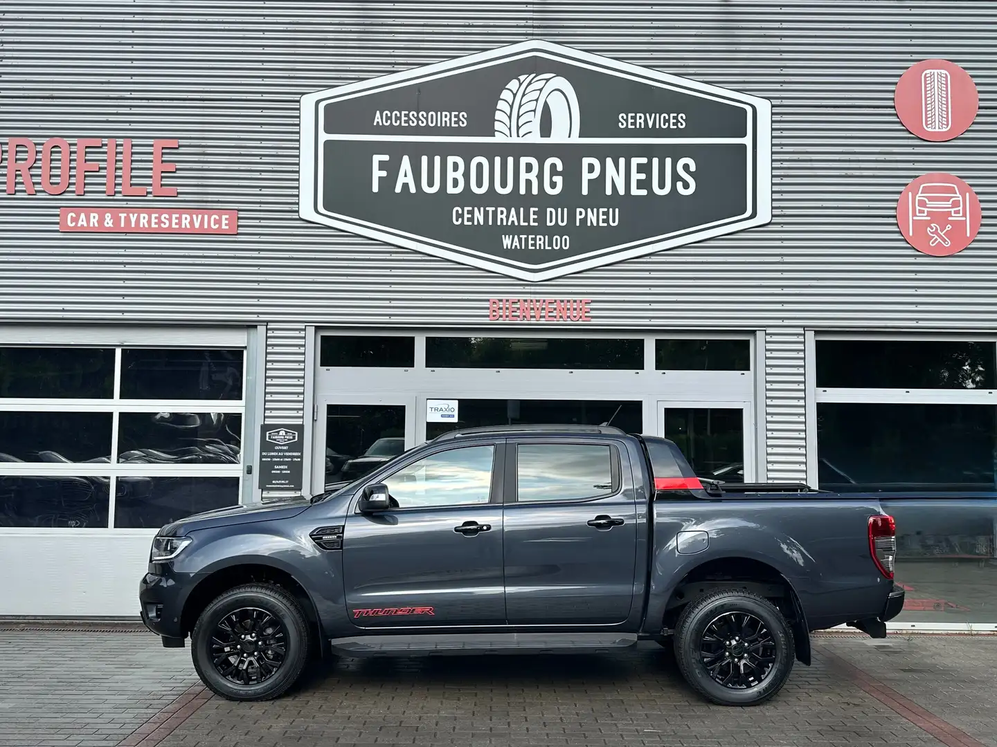 Ford Ranger *1-PROPRIET/1-OWNER*GARANTI-FORD-2028*TVA-21%-VAT* Gris - 2