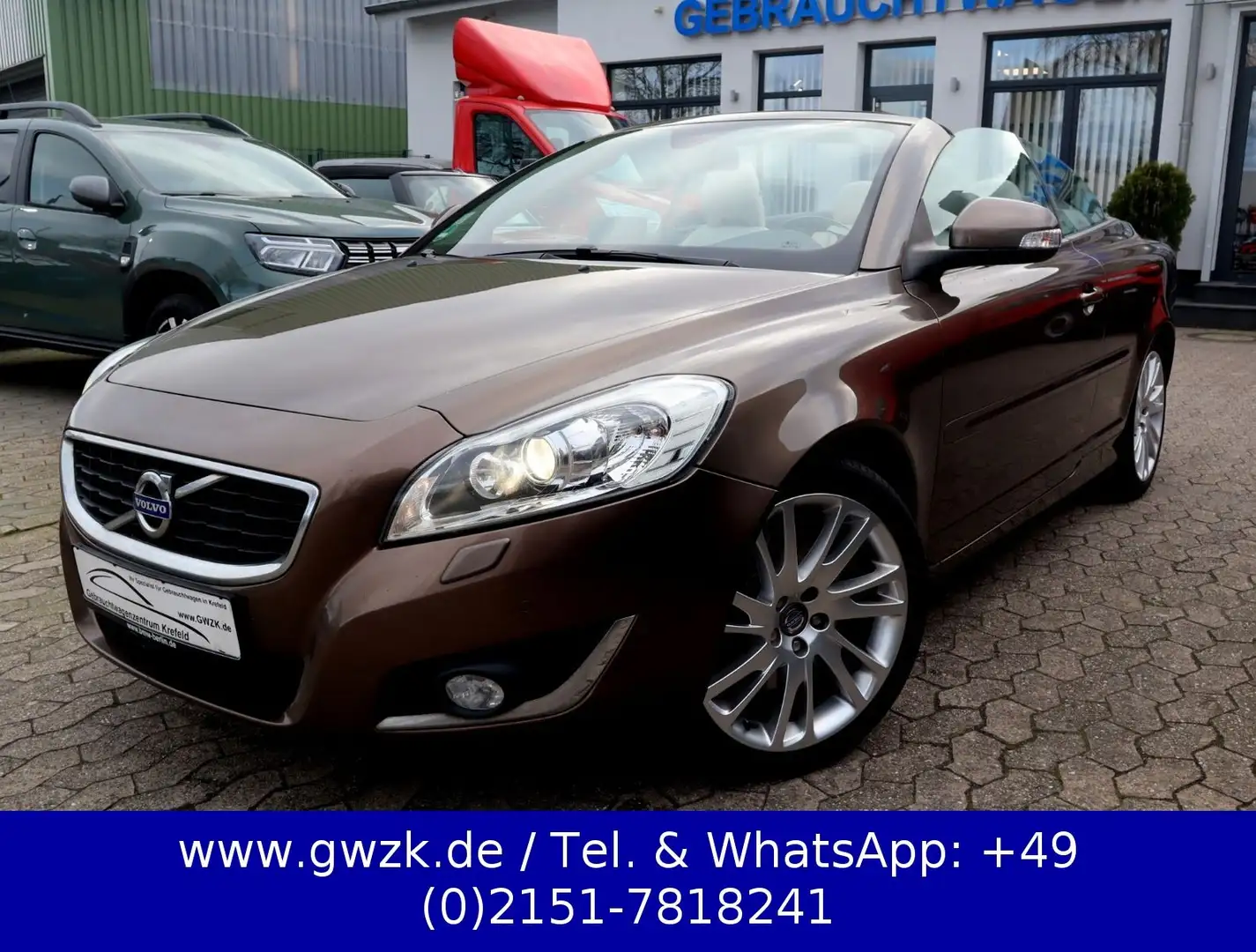 Volvo C70 Cabriolet D4/Navi/SHZ/PDC/Hard-Top Marrón - 1