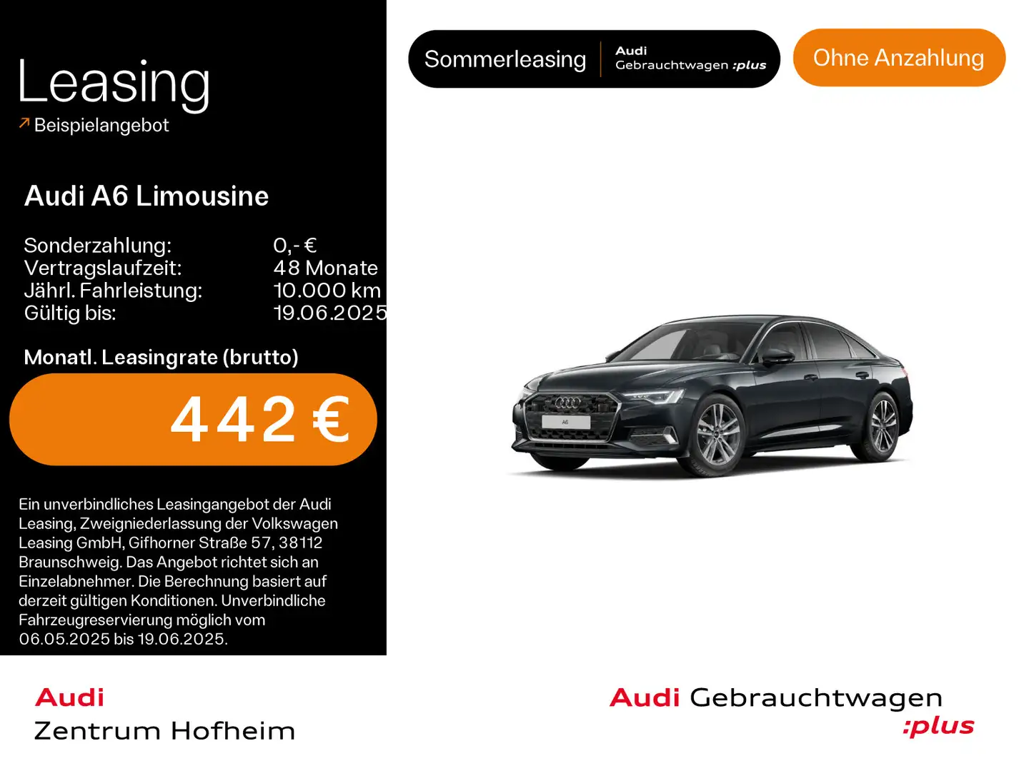 Audi A6 40 TDI qu advanced S tro*B&O*HUD*St Grau - 1