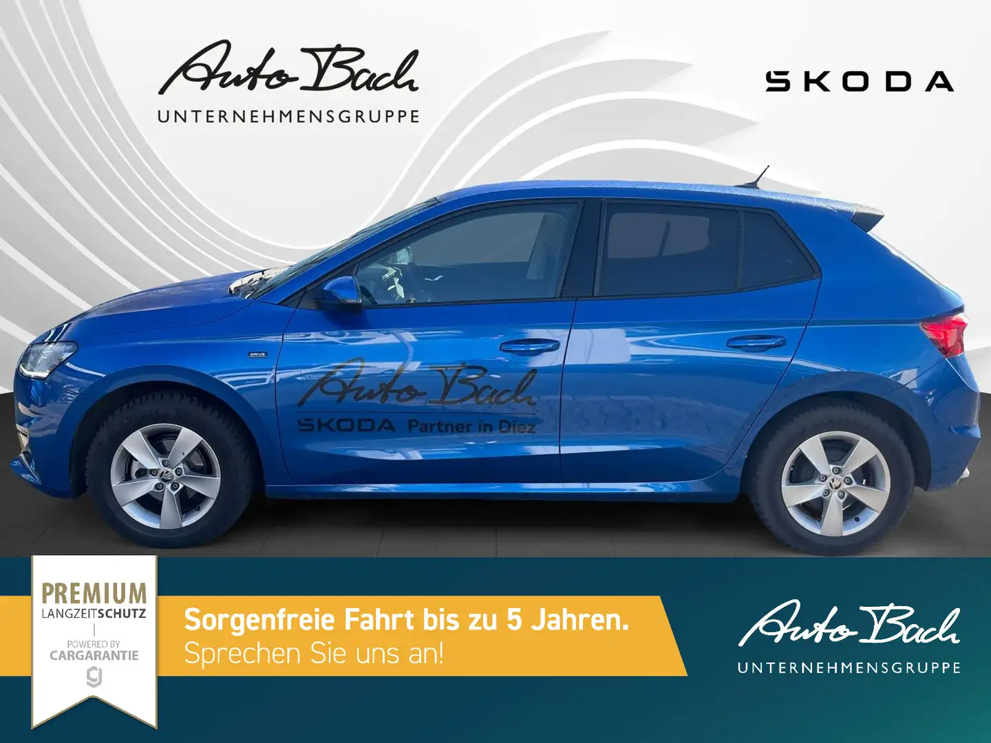 Skoda Fabia Drive 1.0 TSI 70 kW 5-Gang Blauw - 2