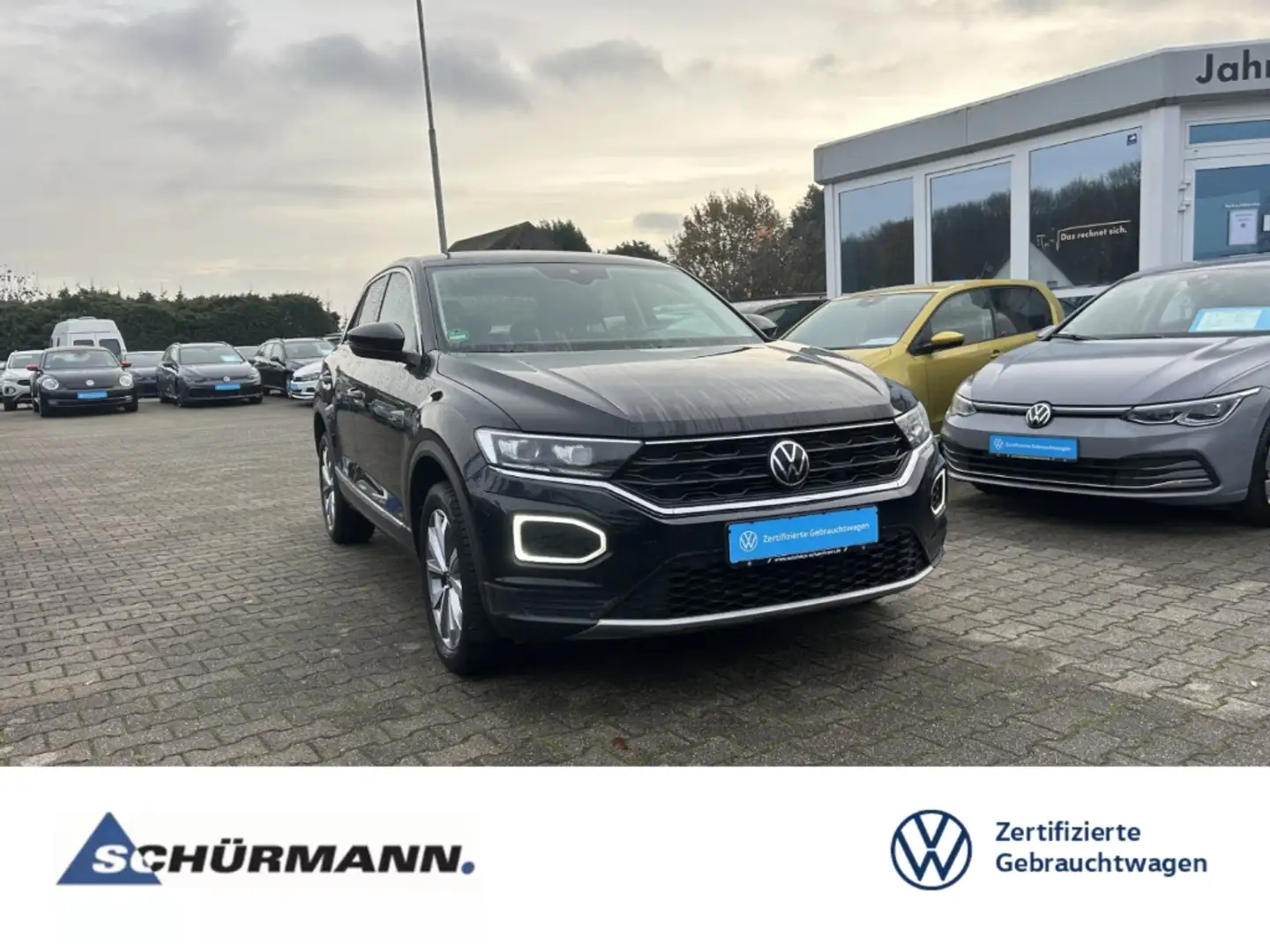Volkswagen T-Roc STYLE TSI DSG STAND.HZ LED NAVI EL.HECK ACC Schwarz - 1