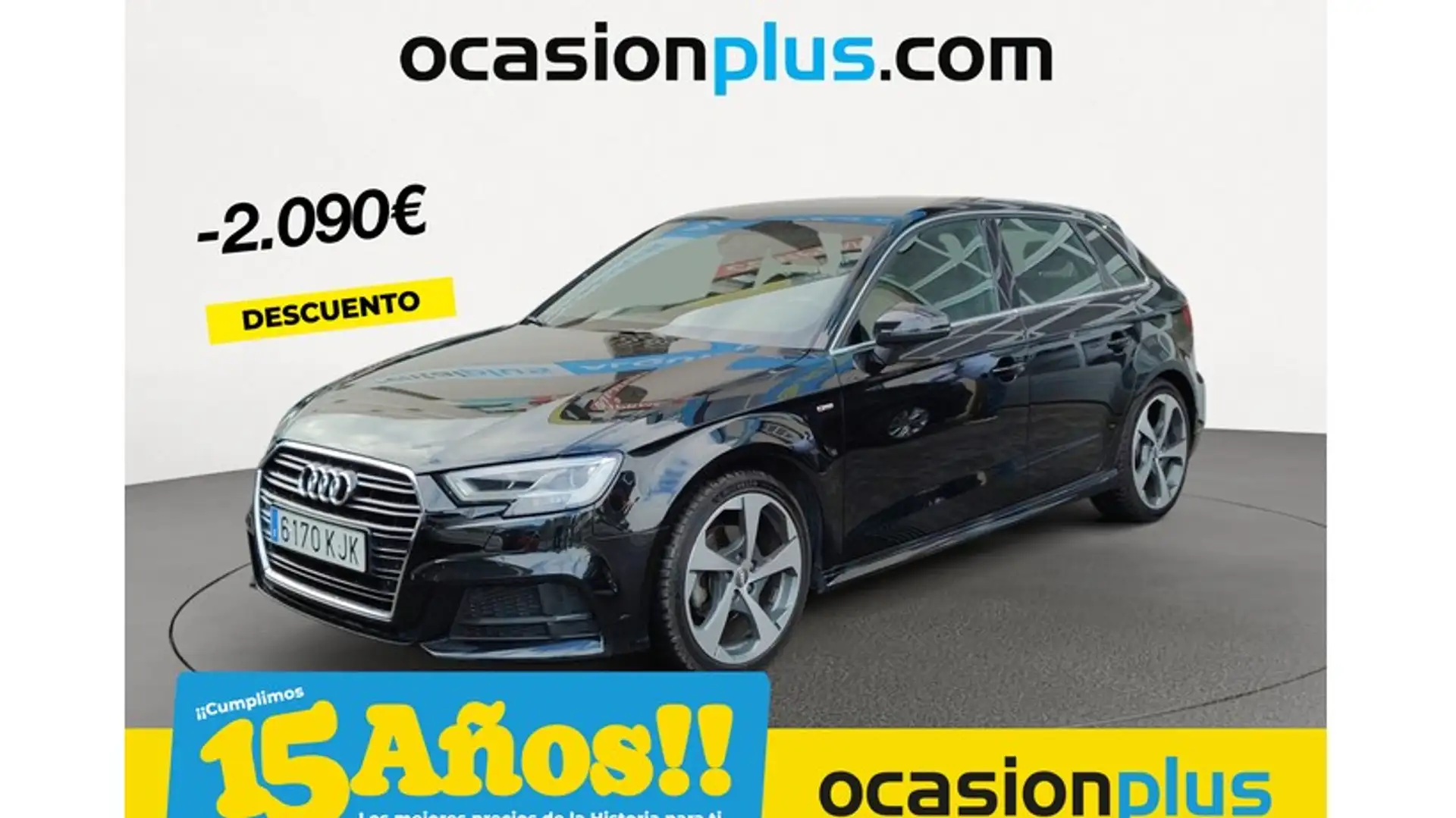 Audi A3 Sportback 1.5 TFSI COD EVO S Line Edition 110kW Noir - 1