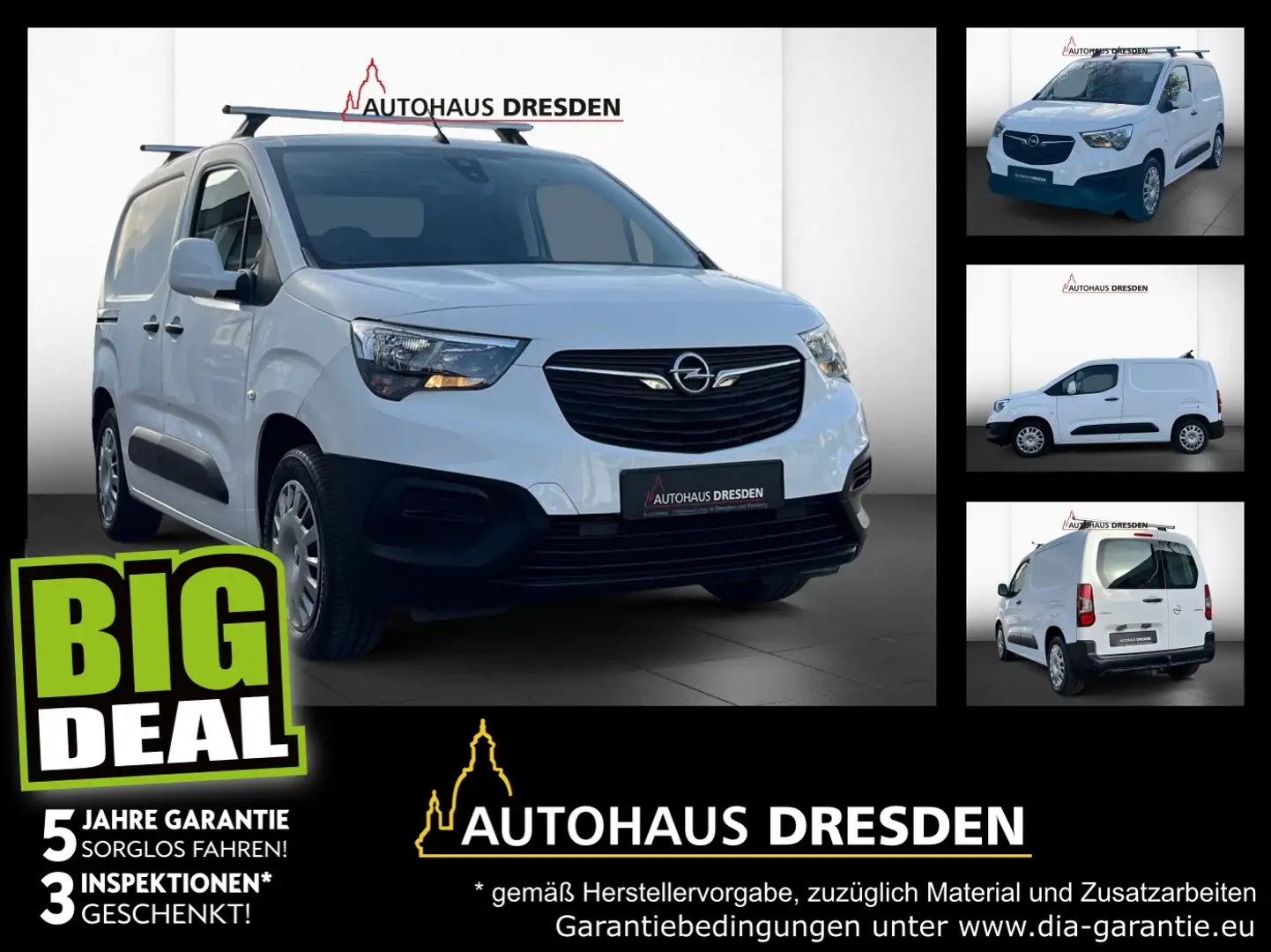 Opel Combo E Cargo 1.5 D Edition KLIMA Blanc - 1
