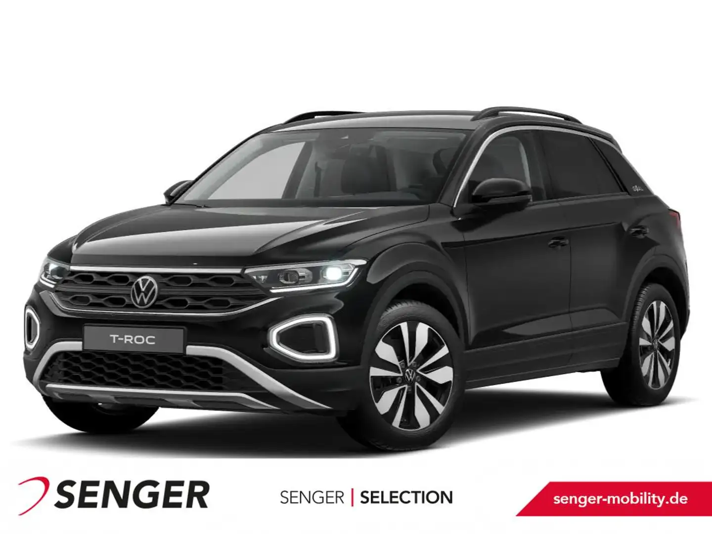 Volkswagen T-Roc 2.0 TDI GOAL DSG Navi LED-Plus AHK ACC Noir - 1