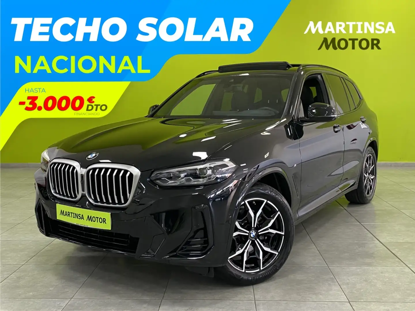 BMW X3 xDrive 20dA M Sport Negro - 1