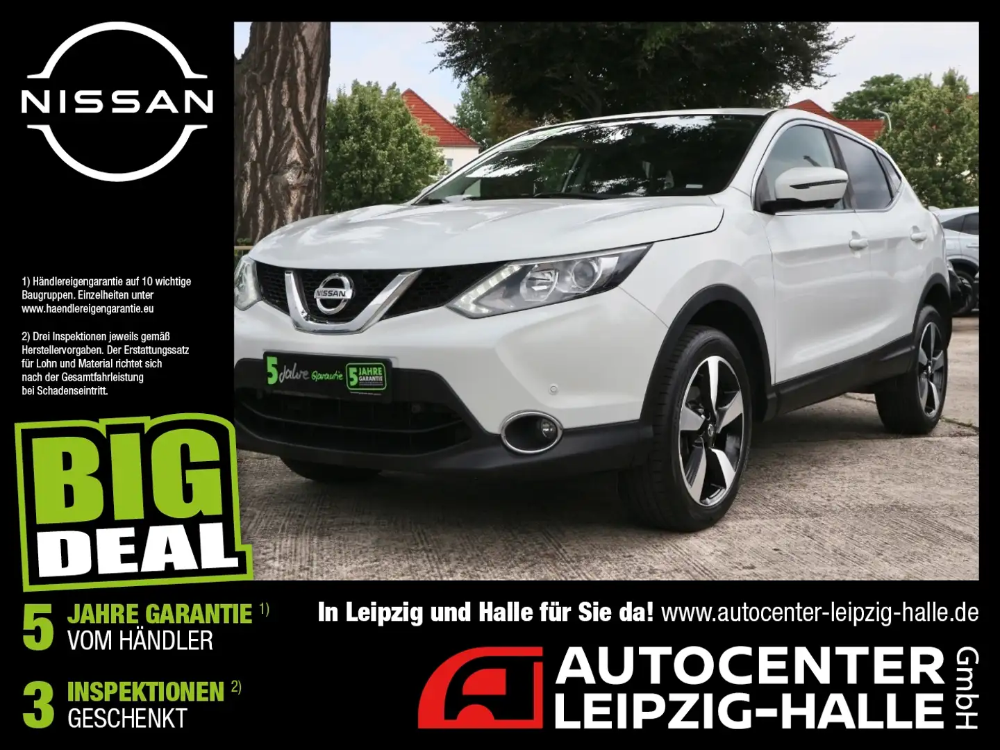 Nissan Qashqai 1.6 DIG-T N-Connecta Navi 360° Spurhalter Alb - 1