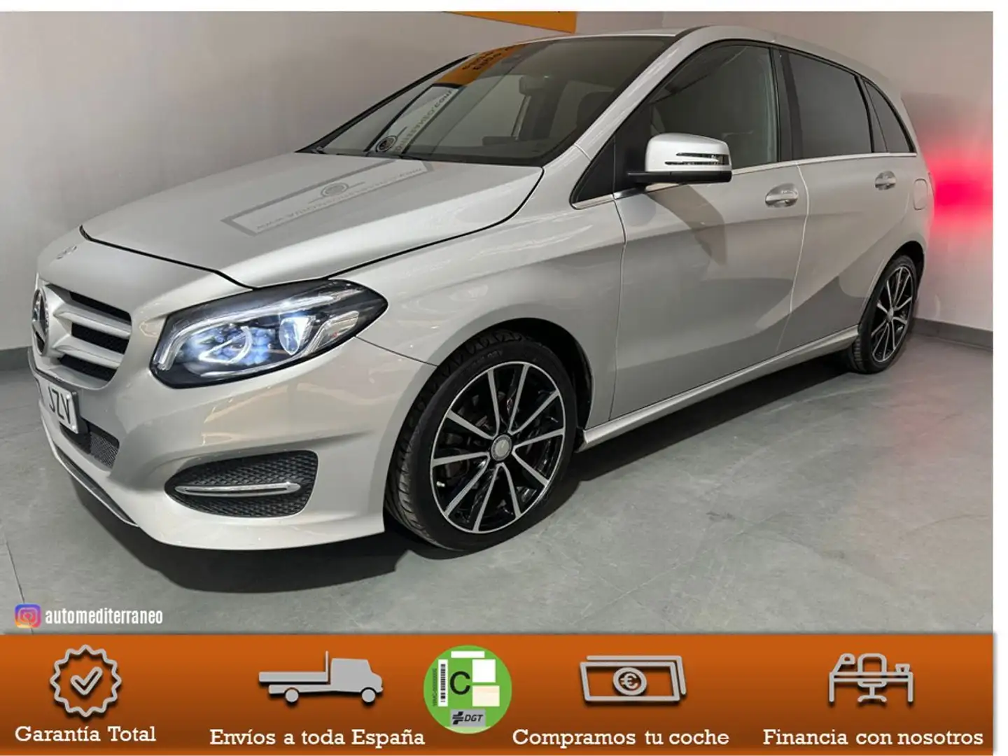 Mercedes-Benz B 200 d Gris - 1