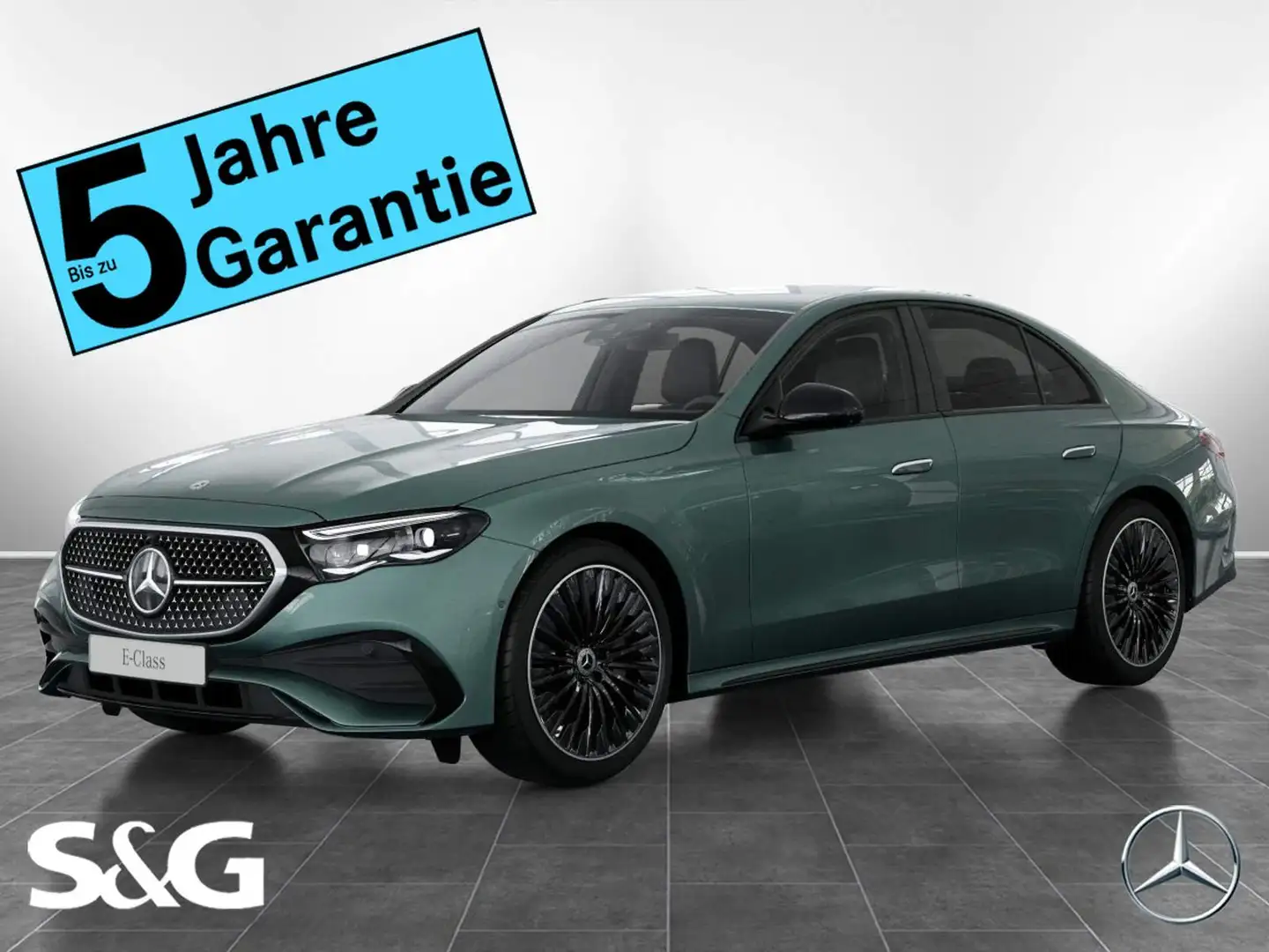 Mercedes-Benz E 220 d Lim. AMG 360°+DIG-LED+Distro.+Memorysitz Argent - 1