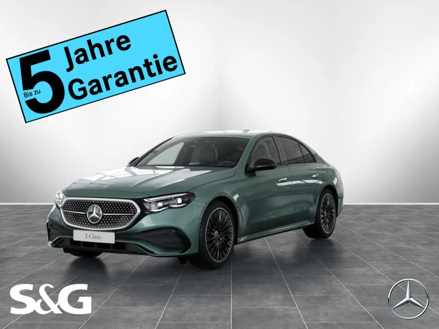 Mercedes-Benz E 220 d Lim. AMG 360°+DIG-LED+Distro.+Memorysitz Silber - 1